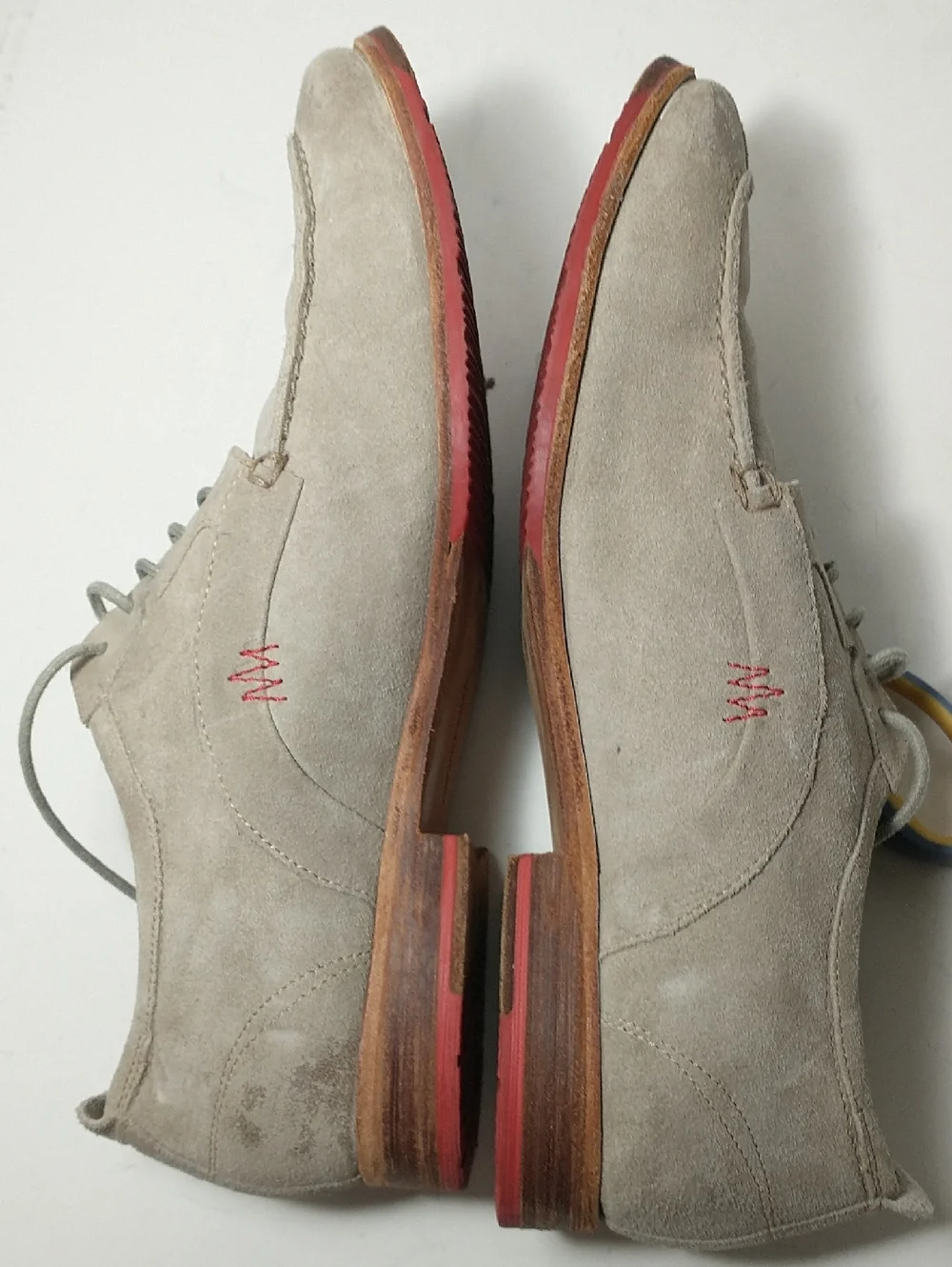 Rockport By Adidas Leather Parker Hill‎ Moc Oxford, Men's Size 10, Beige Color